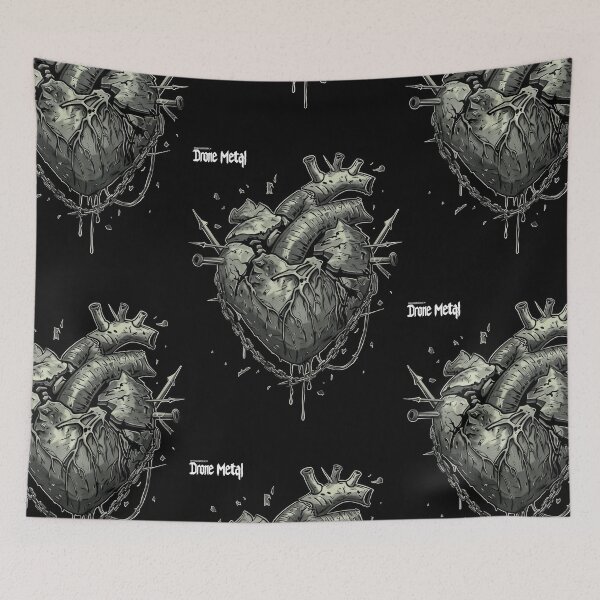 Item preview, Drone Metal Heart Vibes Dark soul in Mind designed and sold by Piotrek0001.