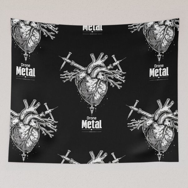 Item preview, Drone Metal Heart Vibes Dark soul in Mind designed and sold by Piotrek0001.