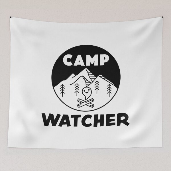 Item preview, Ghost Files Merch Camp Watcher designed and sold by ILLUCEND-ARTS.