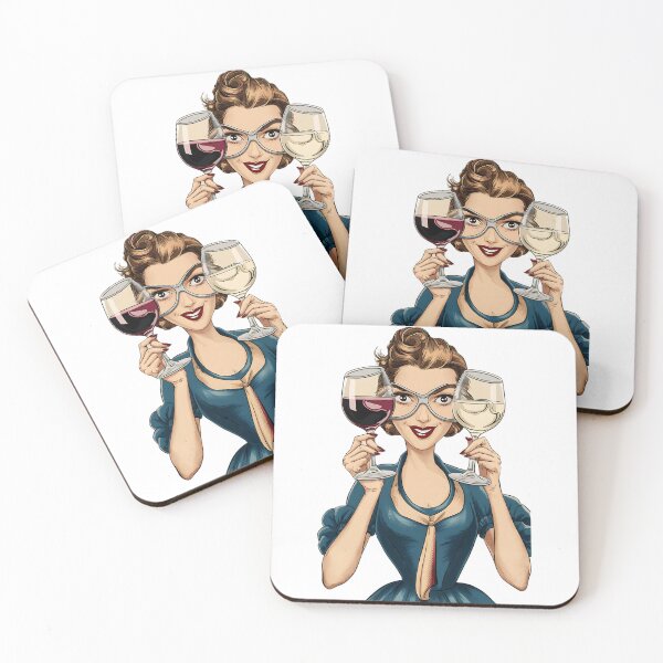 Item preview, My doctor said I need glasses, vintage funny wine glasses, designed and sold by KreativKulture.