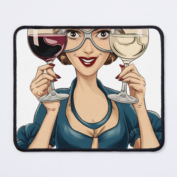 Item preview, My doctor said I need glasses, vintage funny wine glasses, designed and sold by KreativKulture.