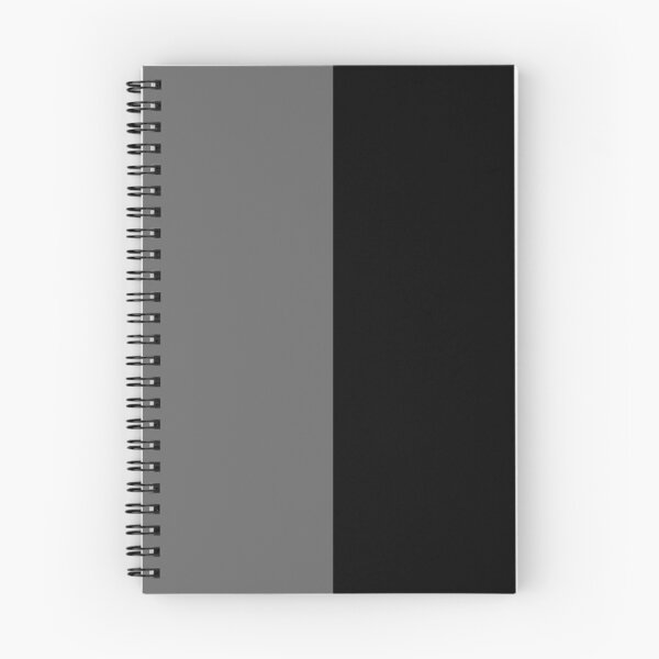 Item preview, Ash Gray Black Two Tone Color Split designed and sold by PatternTitan.