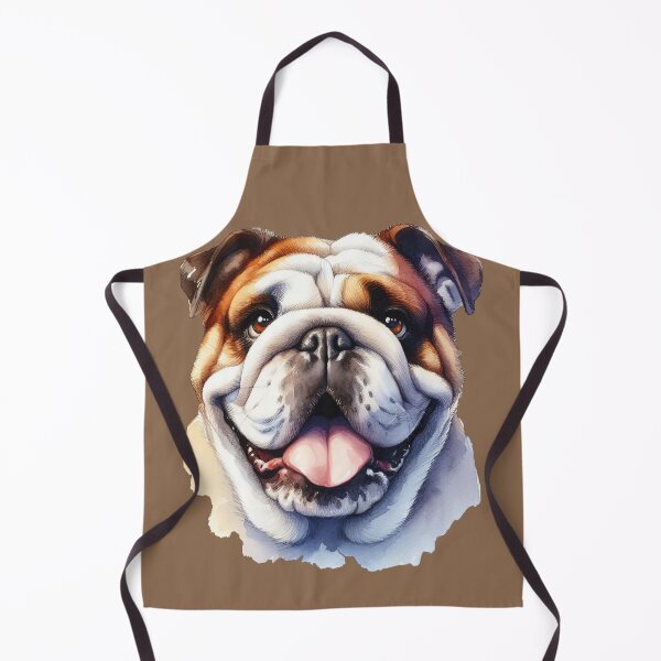 Item preview, English Bulldog Watercolor Portrait - Charming Print -2 designed and sold by lloreleya.