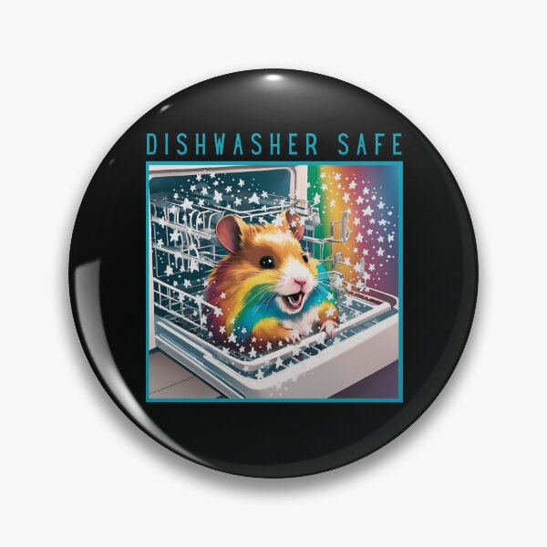 Item preview, Dishwasher Safe With Funny Hamster designed and sold by LadyGoodwill.