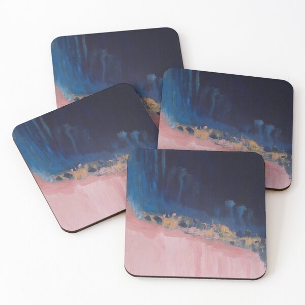 Item preview, Navy blue pink abstract designed and sold by Myartspace.