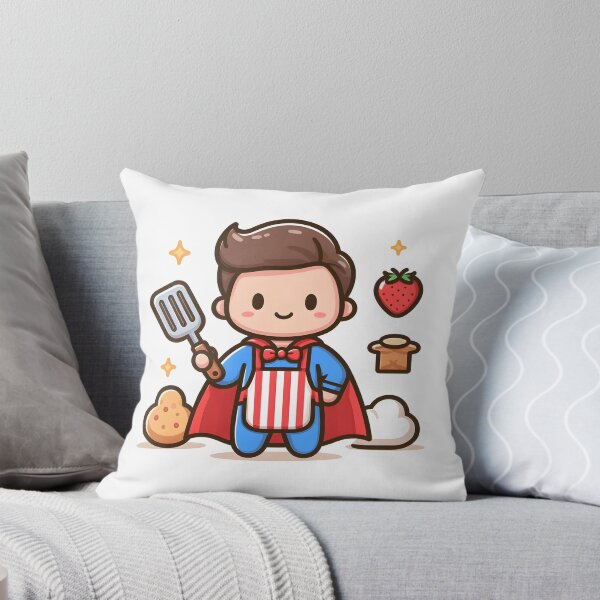 Item preview, Kawaii Superhero With Apron designed and sold by CanvasCutie.