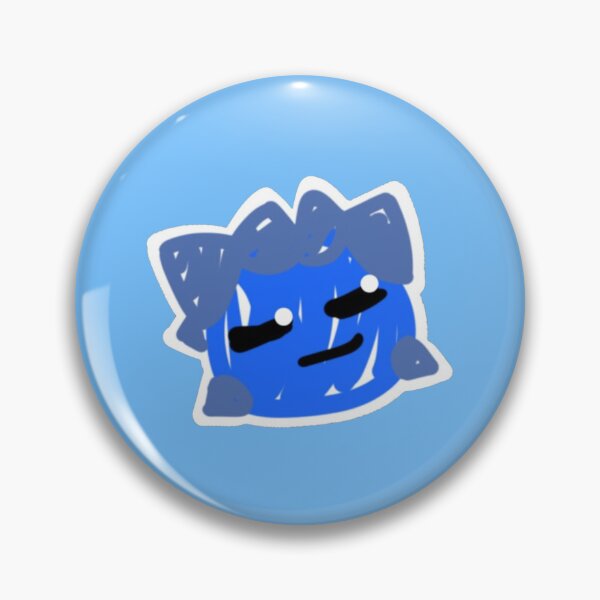 Item preview, Scribbled Blue Rock Slime designed and sold by RosingTeaPebble.