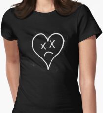 Sad Heart Women's Fitted T-Shirt