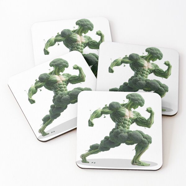 Item preview, Abstract Broccoli Bodybuilder designed and sold by Hungry-Murphy.
