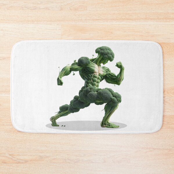 Item preview, Abstract Broccoli Bodybuilder designed and sold by Hungry-Murphy.