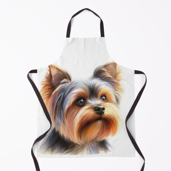 Item preview, Yorkshire Terrier Watercolor Portrait - Adorable Print -2 designed and sold by lloreleya.
