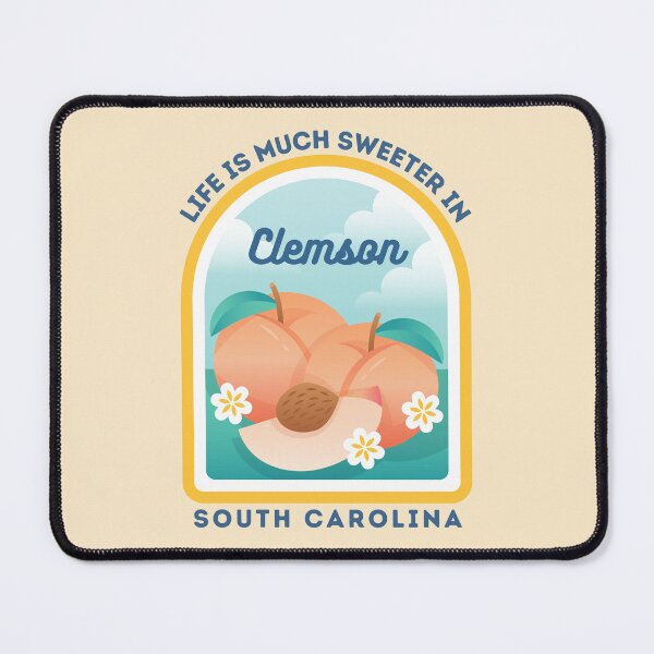 Item preview, Clemson South Carolina SC Peach Tourist Souvenir T-Shirt designed and sold by carolinafound.
