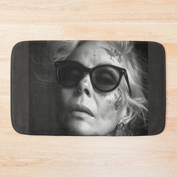 Item preview, fashion stylish granny with tattoos designed and sold by m-litomirskaya.