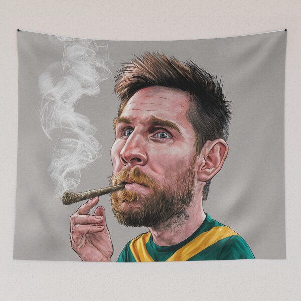 Item preview, funny caricature of Lionel Messi designed and sold by PharaonicArtist.