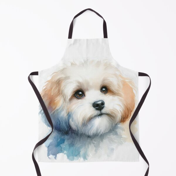Item preview, Maltese Bolognese Dog Watercolor Portrait - Adorable Print designed and sold by lloreleya.