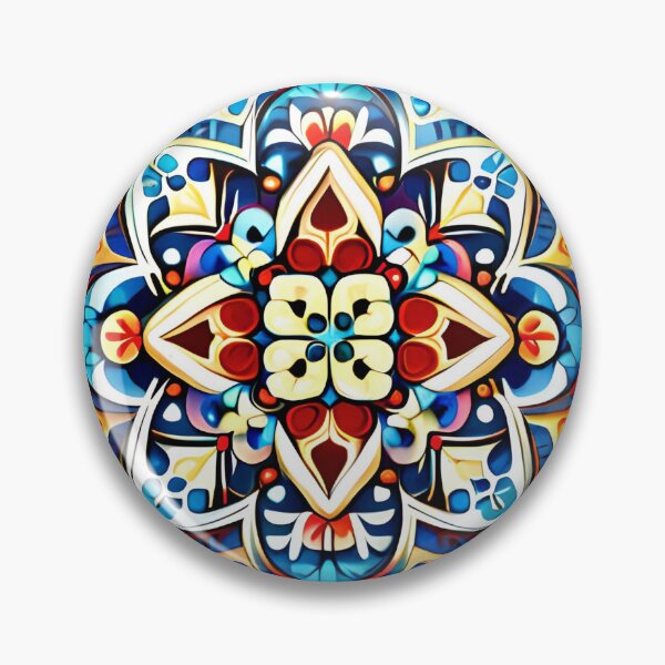 Item preview, Grand Fair Carousel Floral Boho Mandala Cymatics  designed and sold by Zeporas Castle.