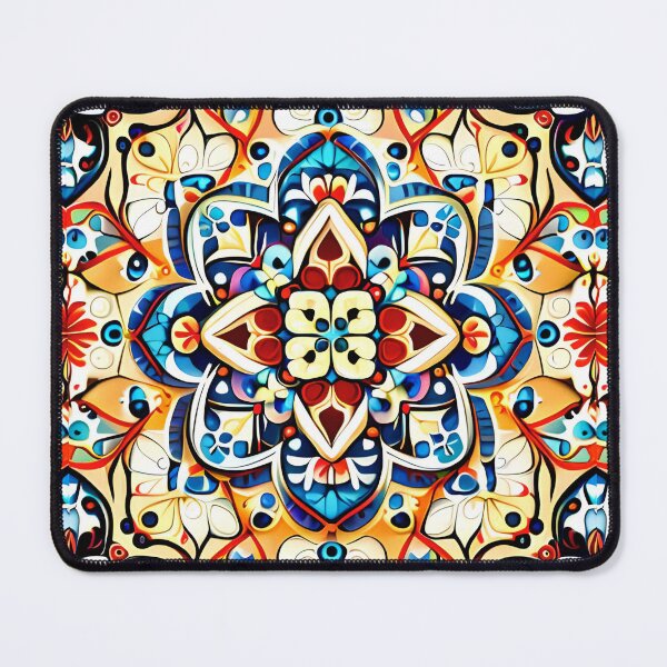 Item preview, Grand Fair Carousel Floral Boho Mandala Cymatics  designed and sold by Zeporas Castle.