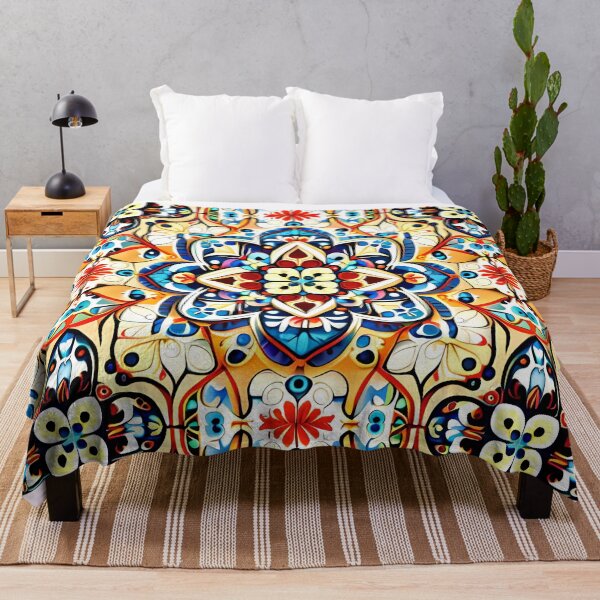 Item preview, Grand Fair Carousel Floral Boho Mandala Cymatics  designed and sold by Zeporas Castle.