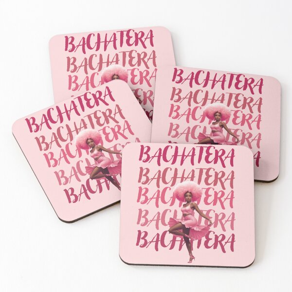 Item preview, Bachatera pink gif afro woman designed and sold by La Loca.