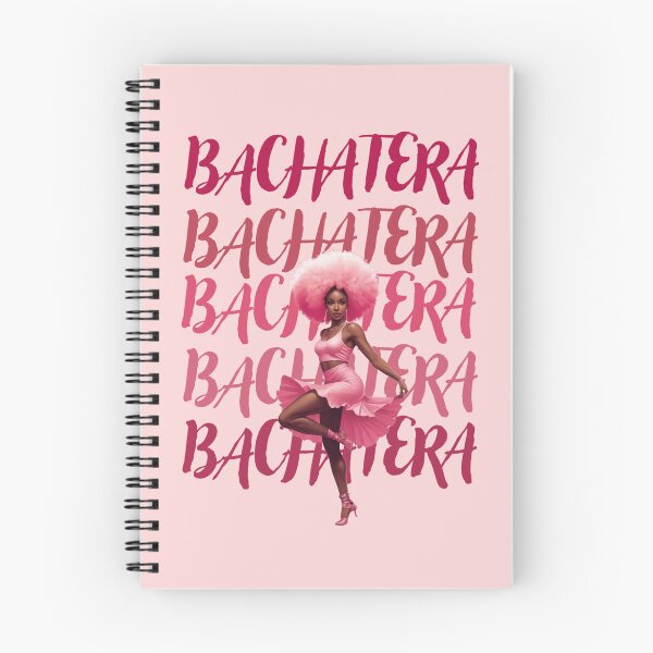 Item preview, Bachatera pink gif afro woman designed and sold by La Loca.