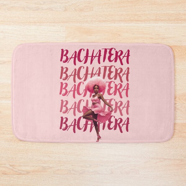 Item preview, Bachatera pink gif afro woman designed and sold by La Loca.