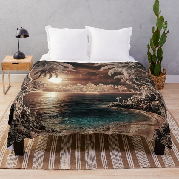 Item preview, TROPICAL LAGOON AND HOTEL designed and sold by thedvguy.