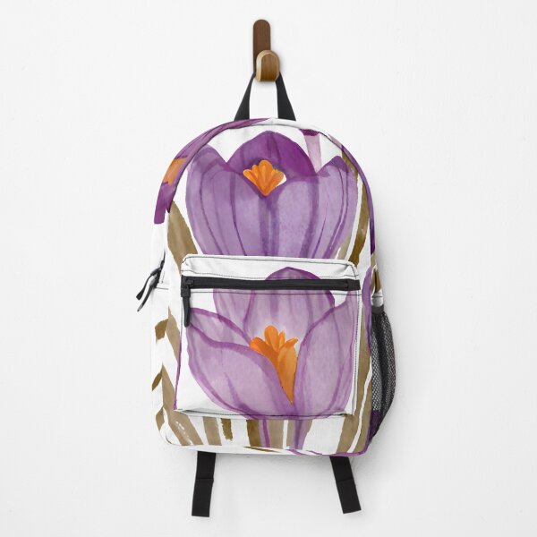 Item preview, Watercolor crocus flowers designed and sold by Petalette.