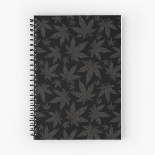 Item preview,  Black/Graphite Marijuana leaf pattern designed and sold by Studio Vickn.