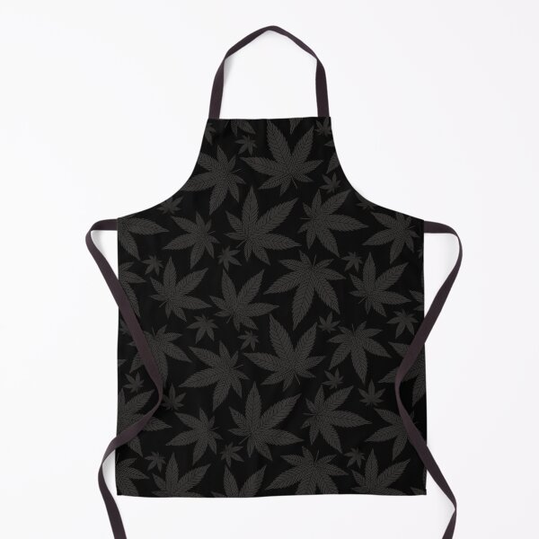 Item preview, Black/Graphite Marijuana leaf pattern designed and sold by Studio Vickn.