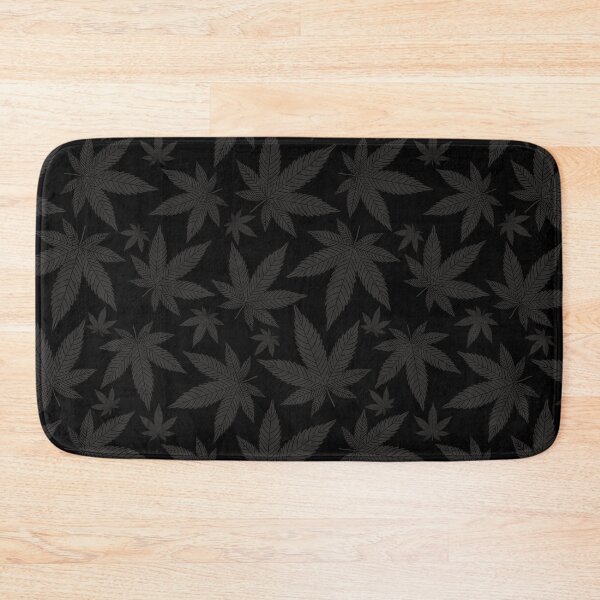 Item preview,  Black/Graphite Marijuana leaf pattern designed and sold by Studio Vickn.