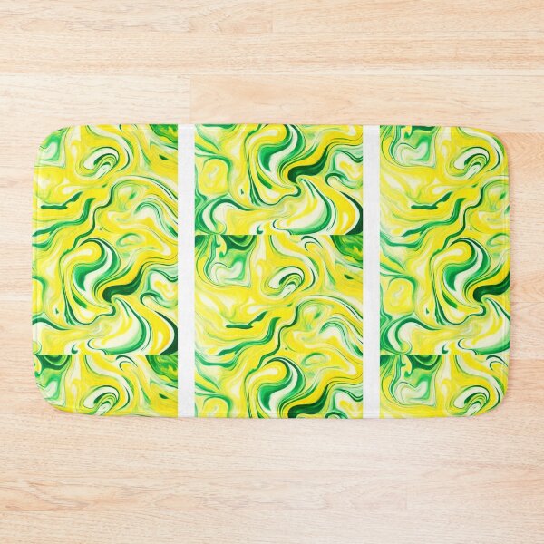Item preview, Super Swirls (green and yellow) designed and sold by Racyfun77.