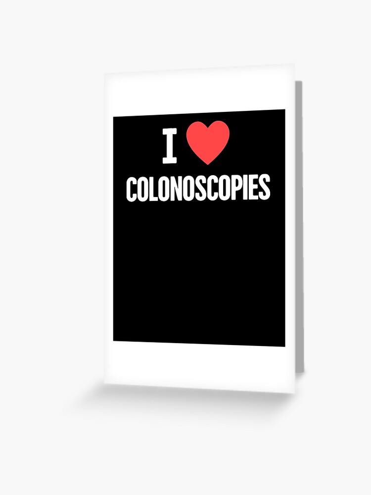 "Old Colon & Colonoscopy Funny Get Well Gift" Greeting Card for Sale