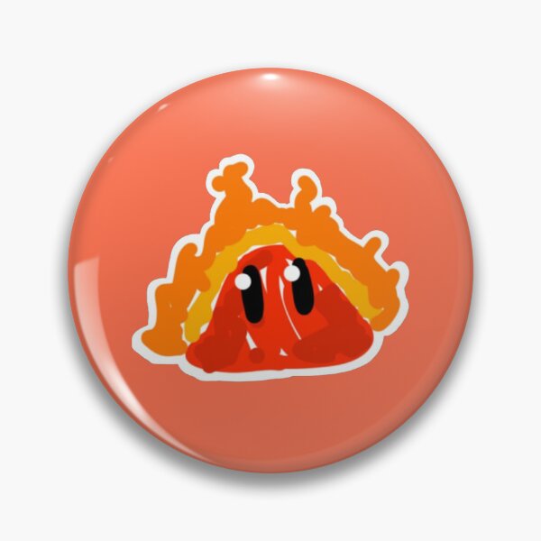 Item preview, Scribbled Red Fire Slime designed and sold by RosingTeaPebble.