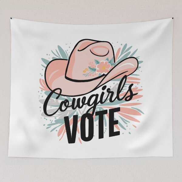 Item preview, Cowgirls Vote designed and sold by RetroPrints.