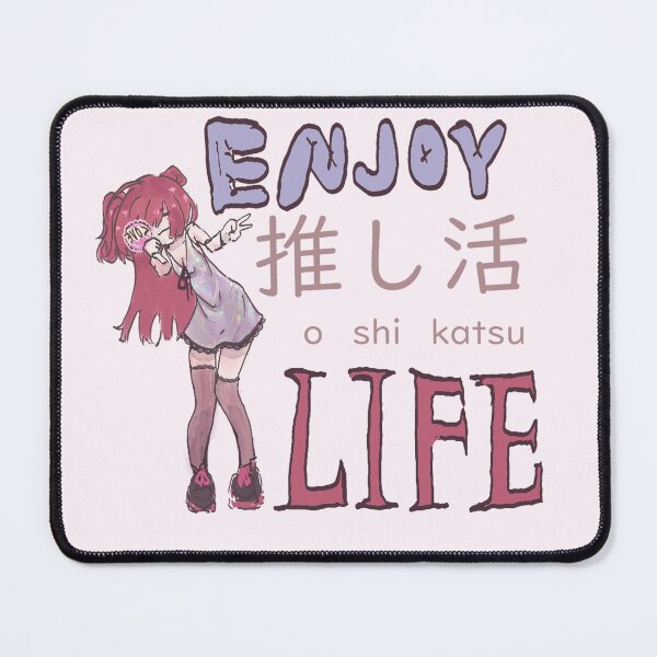Aperçu de l'œuvre PROFITEZ DE LA VIE D'OSHIKATSU - otaku jpop kawaii créée et vendue par dizzxyart.