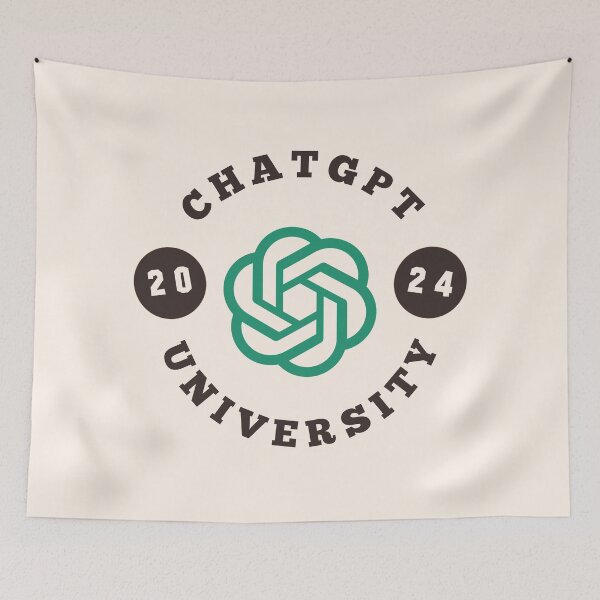 Item preview, ChatGPT UNIVERSITY 2024 designed and sold by teacherpeiyuan.