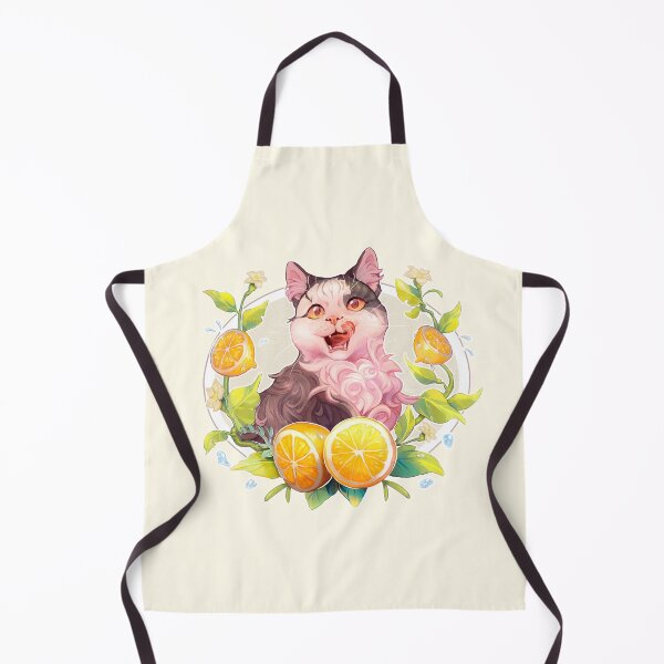Item preview, Cat and lemons designed and sold by ViliBoosher.