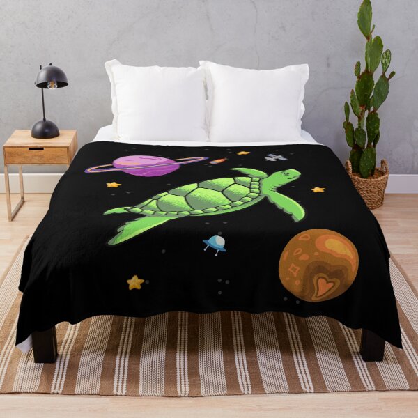 Item preview, Sea Turtle Flying in Space designed and sold by RedPumpFlash.