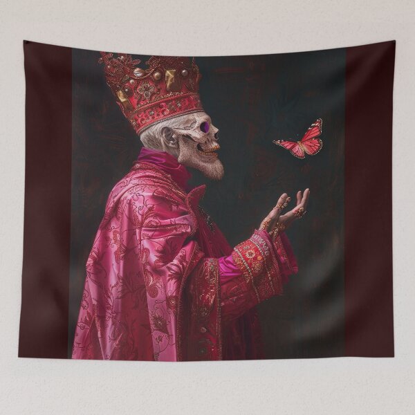 Item preview, Skeleton King with Butterfly designed and sold by Shannon Hilson.