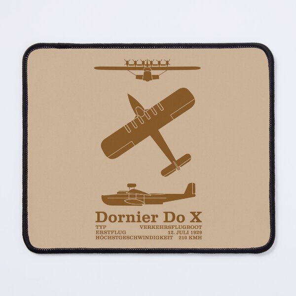 Item preview, Dornier Do X German Flying Boat Silhouettes Infographic designed and sold by MilitaryMart.