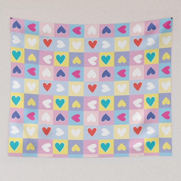 Item preview, Colorful hearts designed and sold by inkbearblue.