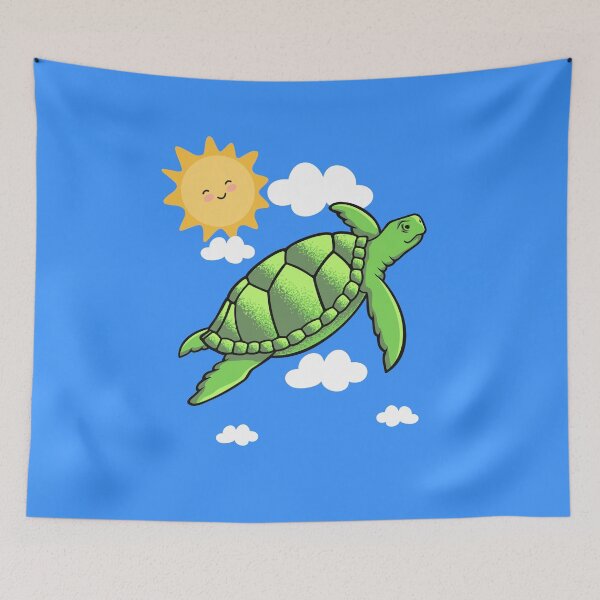 Item preview, Sea Turtle Flying  designed and sold by RedPumpFlash.