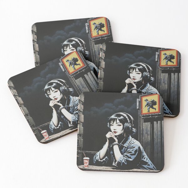 Item preview, Asian woman in the city center designed and sold by PixelCraftDSG.