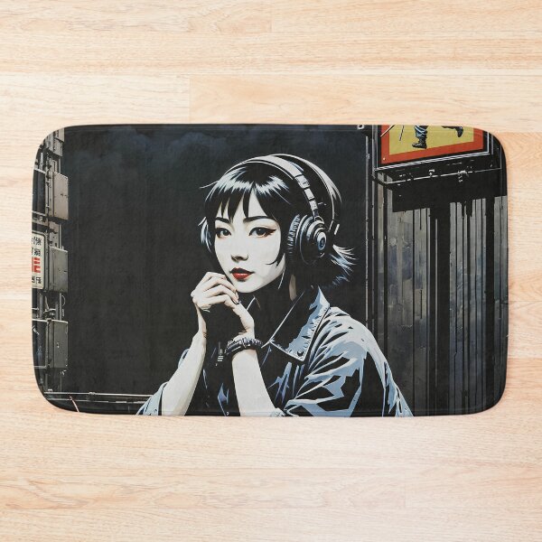 Item preview, Asian woman in the city center designed and sold by PixelCraftDSG.