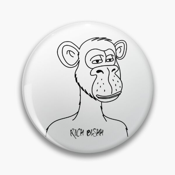 Item preview, Rich Bishh NFT Ape designed and sold by mkzmerch.