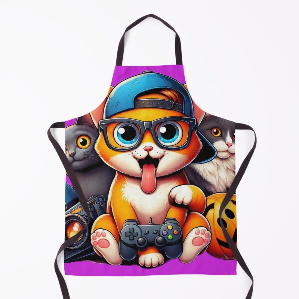 Item preview, gamer cat designed and sold by LCdesigne.