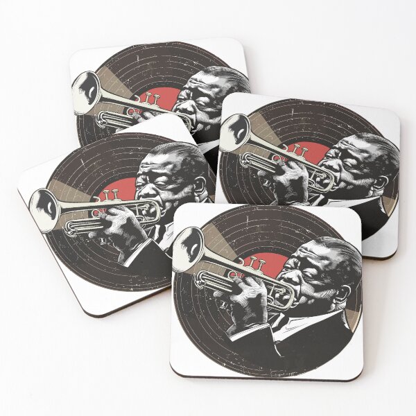 Item preview, Vinyl LP Music Record with Louis Armstrong designed and sold by KojourinArt.