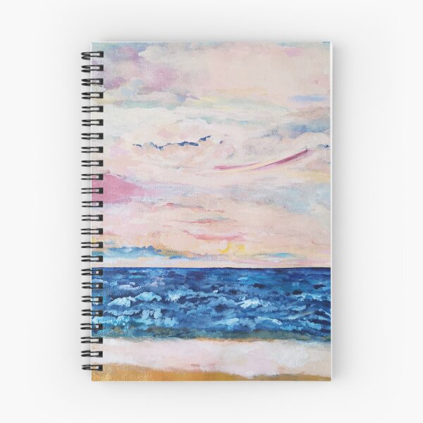 Aperçu de l'œuvre Coucher de soleil rose, paysage marin, cloudscape créée et vendue par Myartspace.