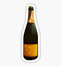 Champagne Bottles Sticker