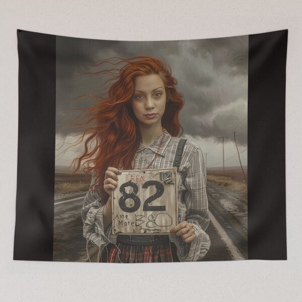 Item preview, Redhead on a Highway on a Cloudy Day designed and sold by Shannon Hilson.